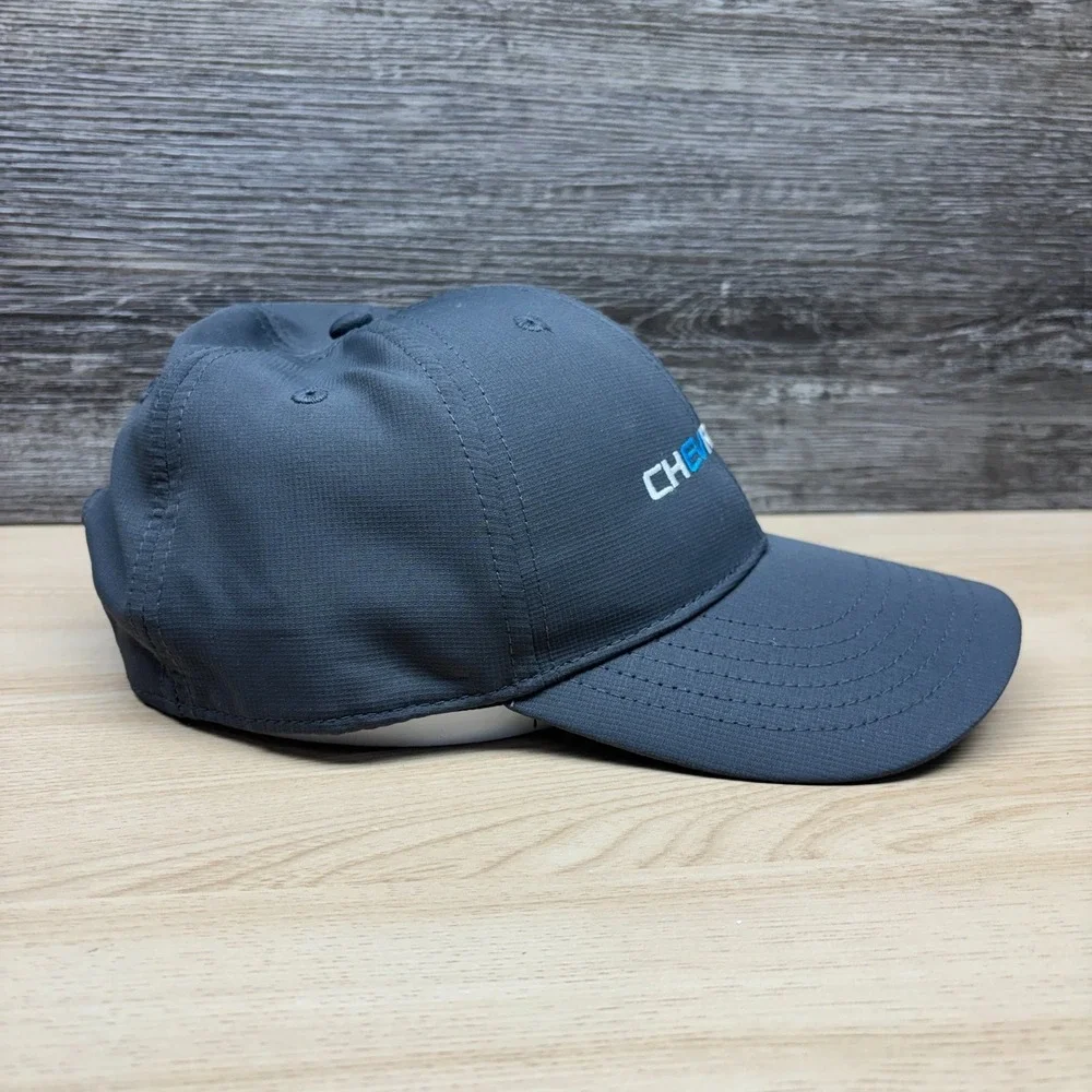 Chevrolet Hat Cap Strap Back Gray EV Logo Electric‎ Vehicle Automotive Promo Adj